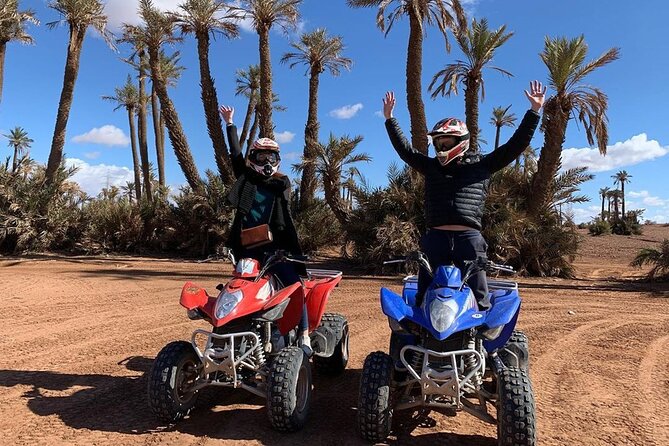 1 Day Quad Marrakech Palmeraie Desert Jbilet - Moving across several tracks toward Jbilet
