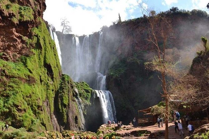 1 Day Tour from Marrakech To Ouzoud Waterfalls Small-Group - Reaching the 110-meter waterfall viewpoint
