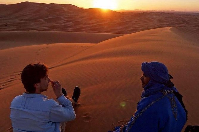 1 Night in desert Merzouga with Camel trek - Erg-Chebbi, Morocco - Sleeping in a Private Berber Tent