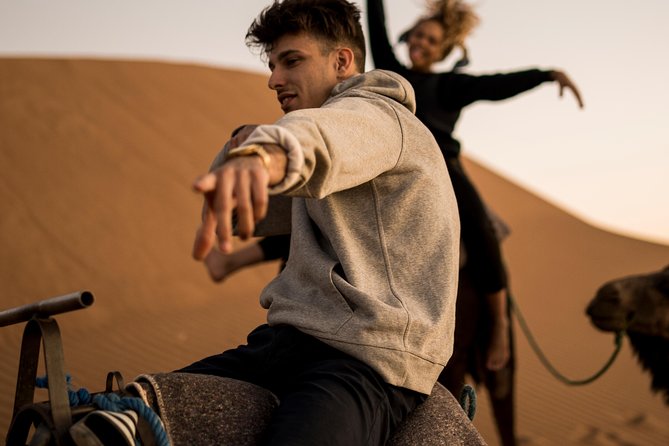 2 Days 1 Night Desert Trip From Marrakech To Erg Lihoudi Dunes - The one-hour camel ride to Erg Lihoudi