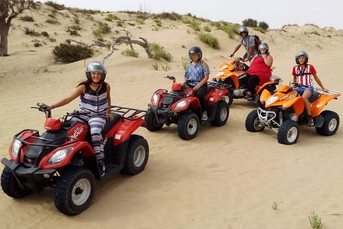2h quad bike on the beach and in the dunes - Returning through forest tracks