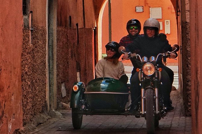 3h Private Sidecar Ride / Secrets of Marrakech - Guéliz gives you a different Marrakech