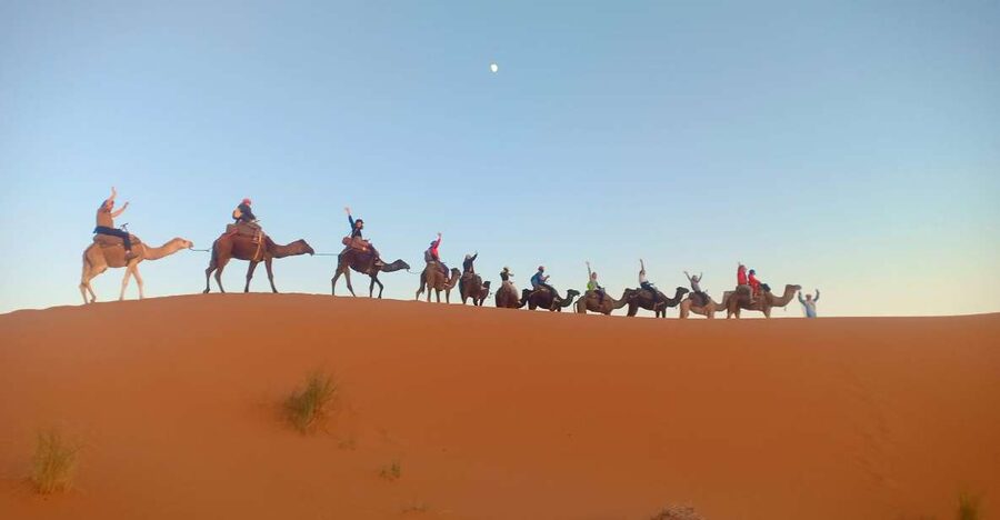 4-Day Marrakech to Merzouga Sahara Adventure & Camel Trek - Day three: Sunrise, camel ride, and Monkey Fingers
