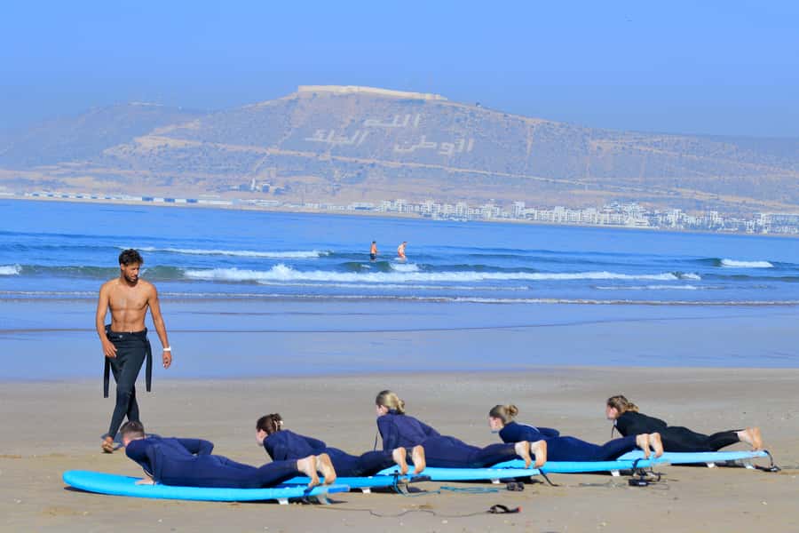 Agadir: 2h Surf Lesson with Local Instructors - What the two-hour lesson is likely to feel like