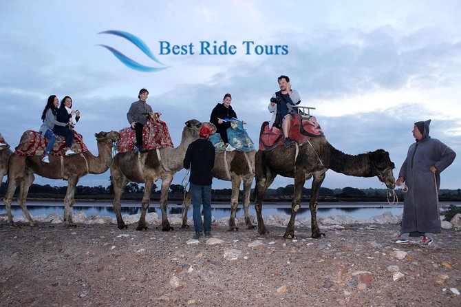 Agadir Camel Riding - Mounting a Camel for the First Time