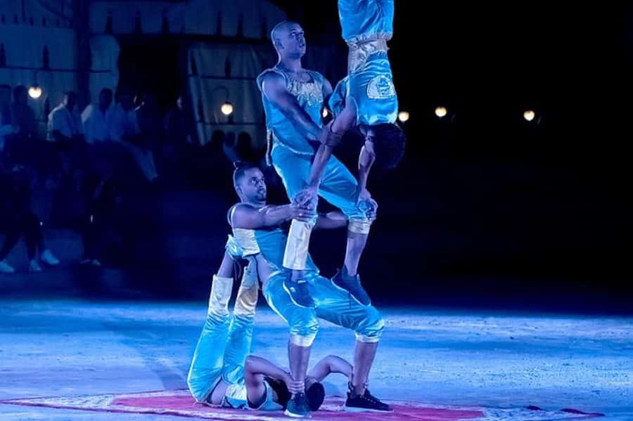 Agadir Fantazia Berber Night Show with Dinner - Berber music, Gnaoua acts, and the indoor program