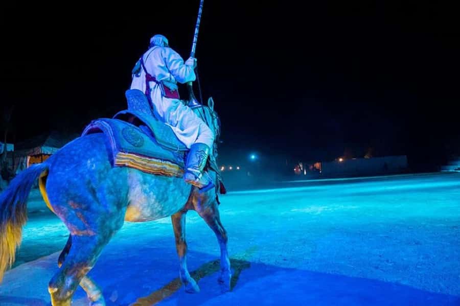 Agadir Fantazia Berber Night Show with Dinner - The Fantazia horse show and rifle display