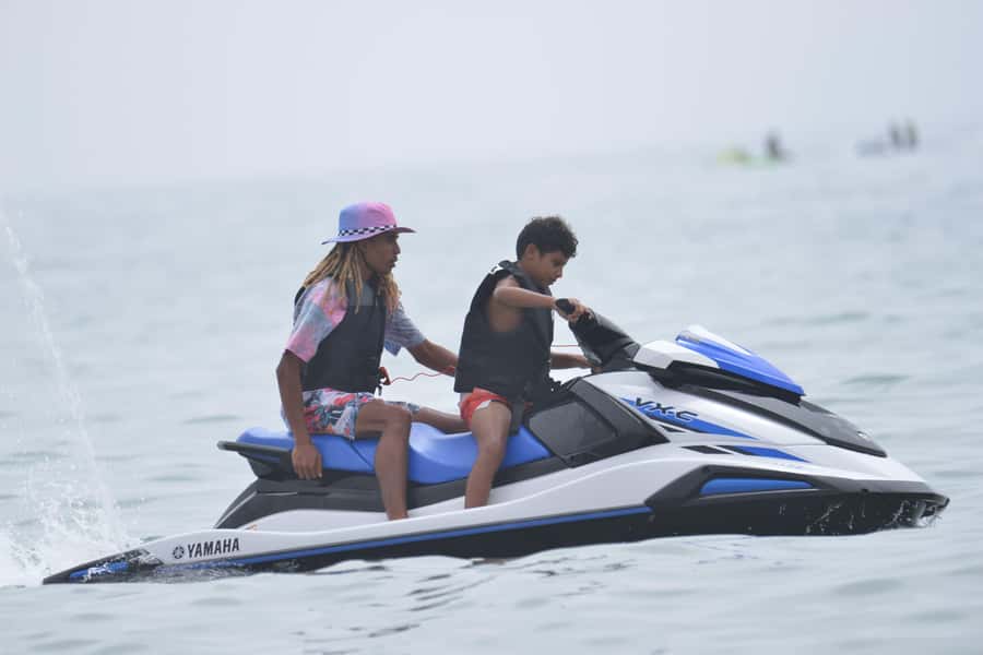 Agadir: Jet Ski Adventure W- Optional Quad Bike on The Beach - Who will enjoy this most