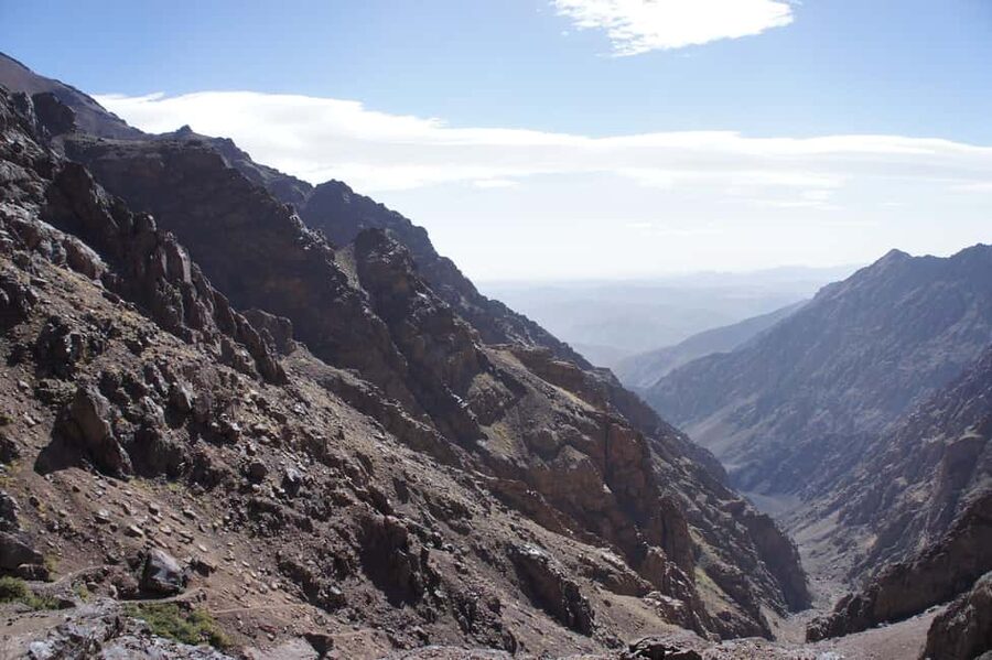Agadir or Taghazout: Paradise Valley Atlas Mountains Tour - Walking down to Paradise Valley