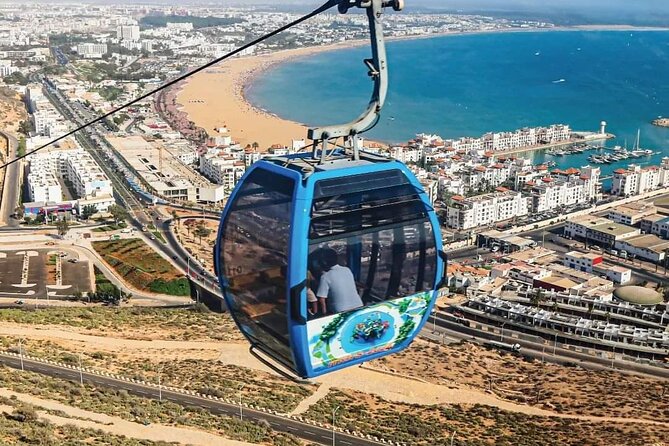 Agadir Panorama Tour Cable Car tickets with pick up from Hotel - A photo stop at Mosque Mohamed V