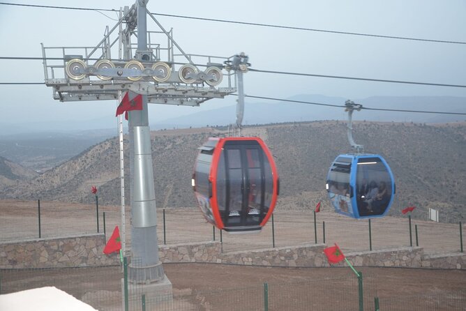 Agadir Panorama Tour Cable Car tickets with pick up from Hotel - Arriving at Agadir Oufella cable car station