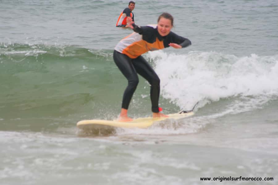 Agadir: Taghazout Beach Surf Lesson with Lunch and Transfer - The afternoon: supervised practice and free surf