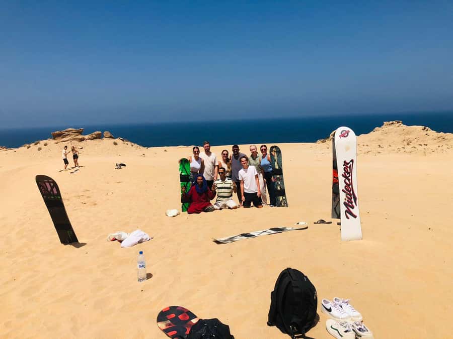 Agadir/Taghazout: Desert Sandboarding & Visit to the Canyon - Camels, villages, and small moments along the way