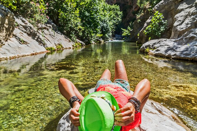 Agadir Taghazout: Paradise Valley & Atlas Mountains Swimming Trip - Entering Paradise Valley on foot