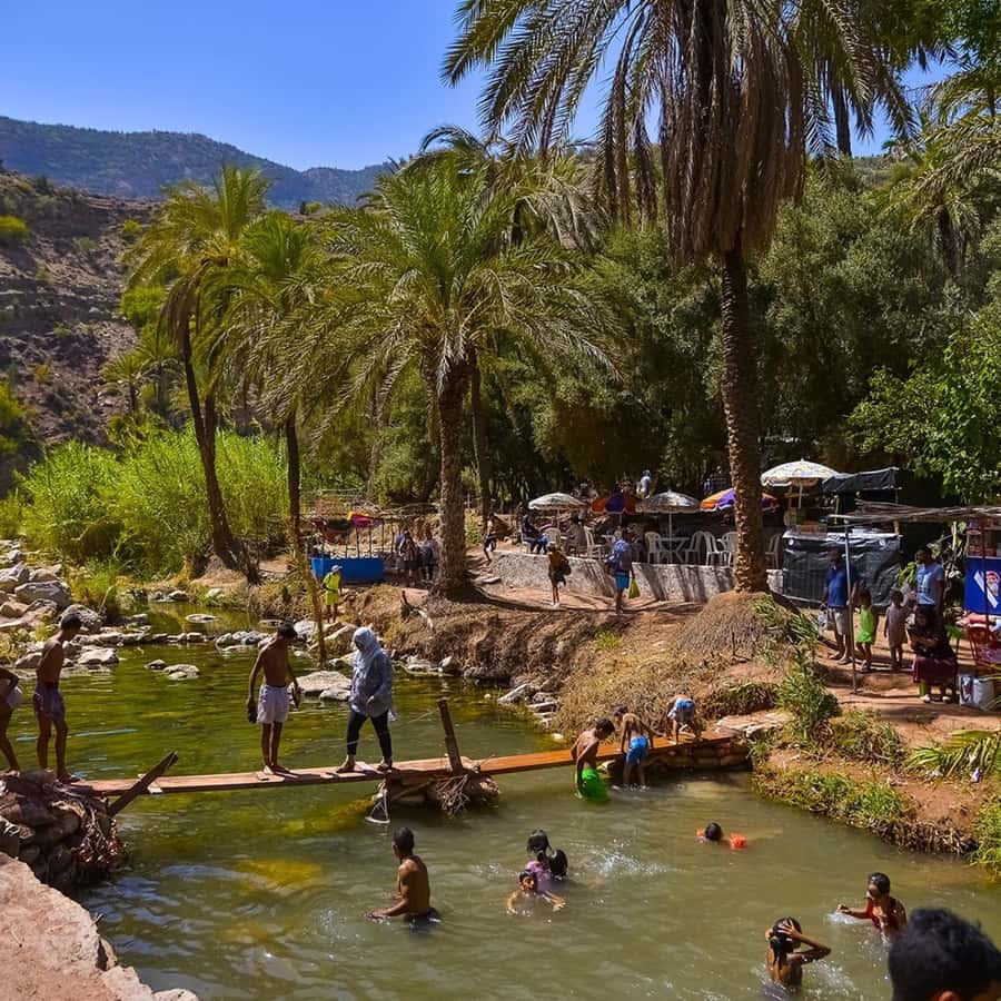 Agadir/Taghazout/Port: Paradise Valley Atlas Mountains Trip - From Agadir to the Honey Road of Immouzar