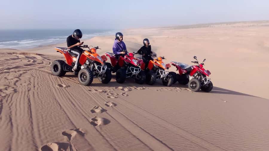 Agadir/Taghazout: Quad Bike and Sandboarding Tour - Sandboarding on the dunes