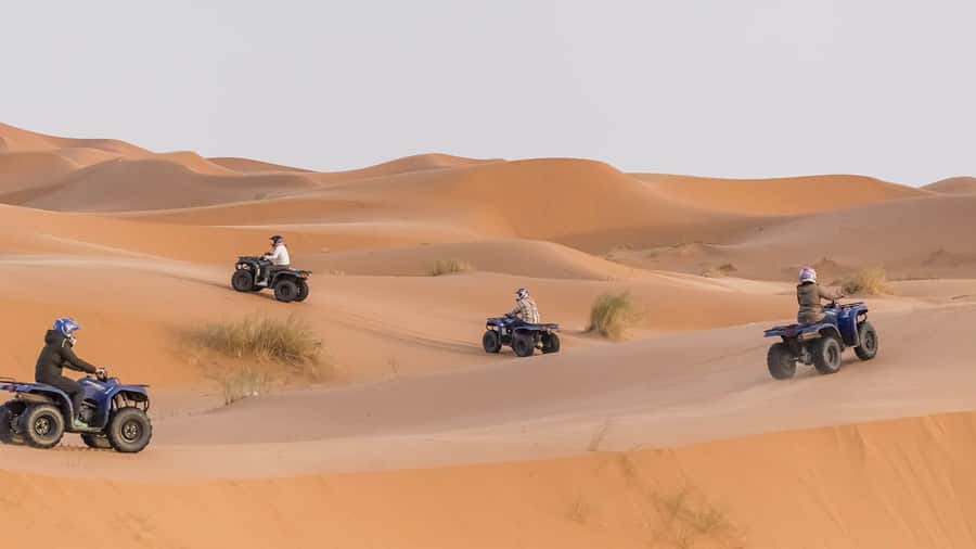 Agadir/Taghazout : Quad Biking and Sandboarding Adventure - Pickup and getting ready for the ride