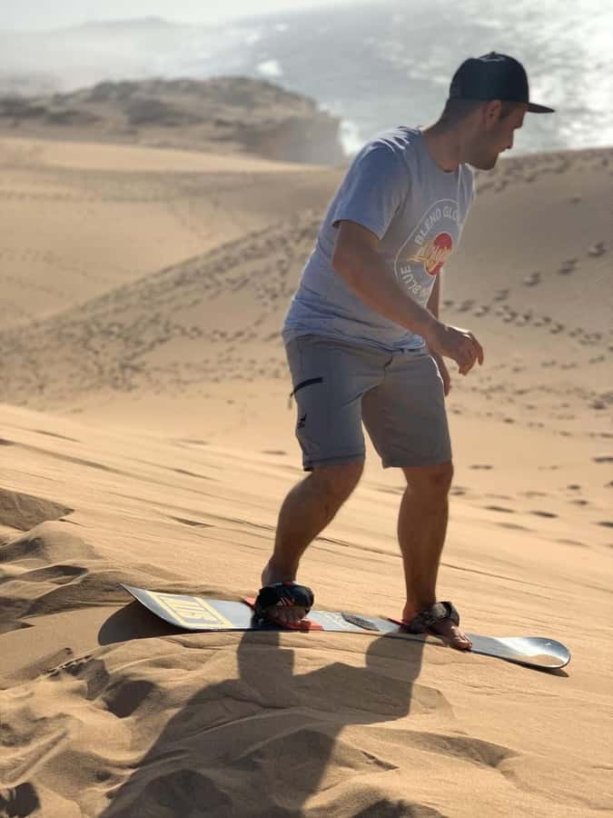 Agadir/Taghazout: Sandboarding & Visit of Canyons With Lunch - Sandboarding at Timlaline Dunes