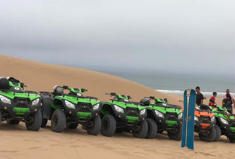 Agadir to Tifnit Desert: Quad Biking Tour with Sandboarding - Getting started on the quad bikes
