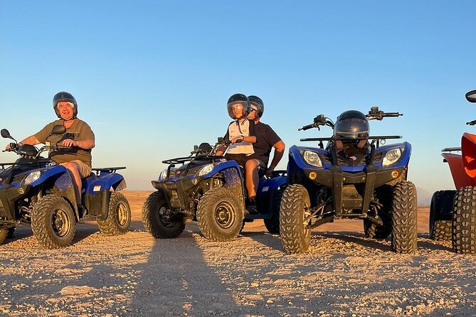 Agafay Desert, 2H of Quad Biking, tea & transfer from Marrakech - Who will enjoy this ride most?