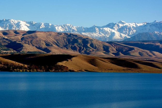 Agafay Desert & Atlas Mountains Day Trip from Marrakech - Mint tea beside Lake Takerkoust