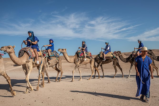 Agafay Desert Camel Experience with snack from Marrakech - Leaving Marrakech for Agafay’s Stone Desert
