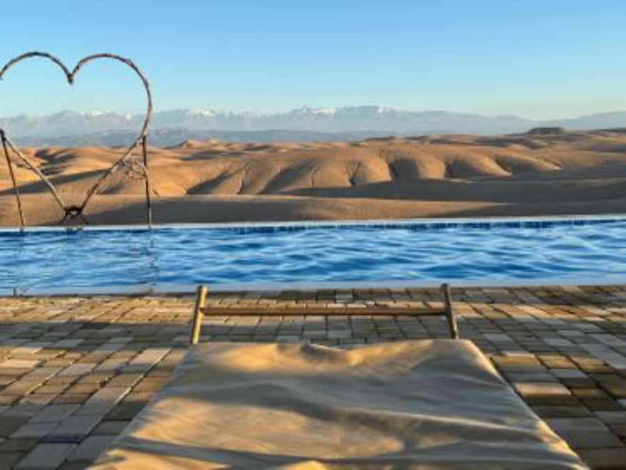 Agafay Desert Day: Quad Bike, Lunch & Swim Adventure - Lunch under a desert tent