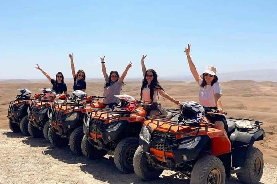 Agafay Desert Day: Quad Bike, Lunch & Swim Adventure - A short stop at the argan oil cooperative