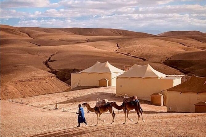 Agafay Desert Day Trip From Marrakech - Camel riding at sunset