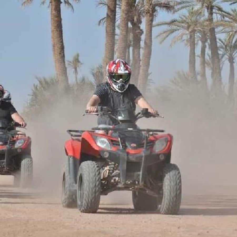 Agafay Desert Day Trip with Lunch, Quad Biking and Swimming - Lunch under a desert tent
