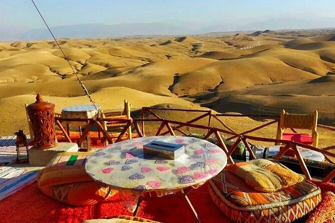 Agafay Desert: Dinner + Show with Quad Bike & Sunset Camel Ride - A short camel ride timed for sunset
