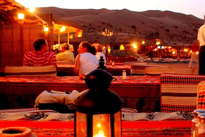 Agafay Desert: Dinner + Show with Quad Bike & Sunset Camel Ride - Music, dancing, and a brief fire performance
