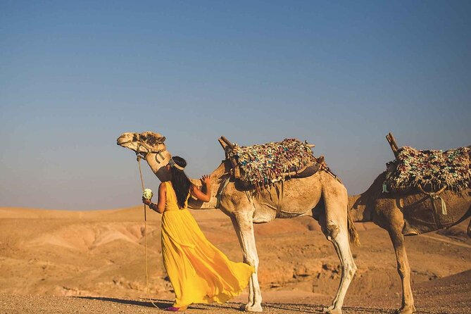 Agafay desert Family Package: Quad Bike & Camel Ride, Dinner Show - Traditional clothing and the camel ride
