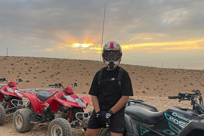 Agafay desert Family Package: Quad Bike & Camel Ride, Dinner Show - Sunset, firelight, and the evening change of pace