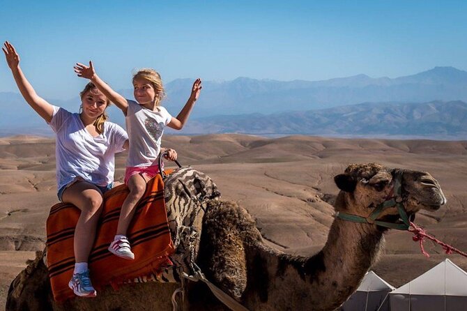 Agafay Desert Package, Quad Bike, Camel Ride and Dinner Show - Quad biking across Agafay