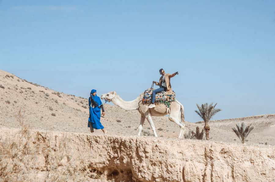 Agafay Desert: Quad Bike and Camel Ride Adventure Tour - Leaving Marrakech for the Agafay hills