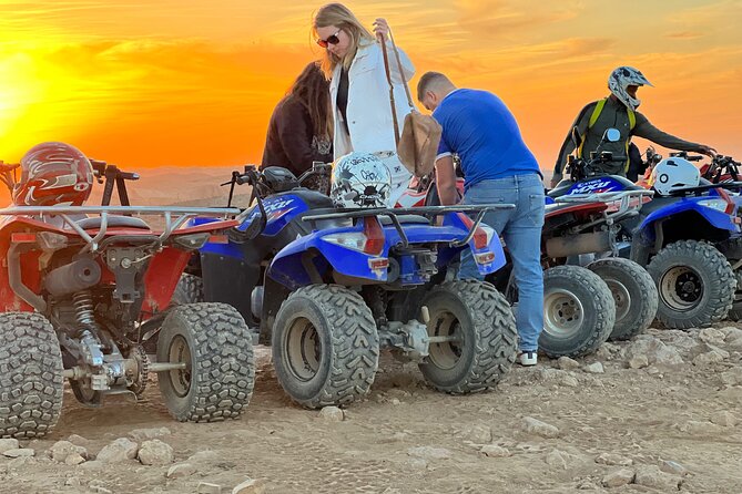 Agafay Desert: Quad Bike, Camel Ride and Dinner Show in Marrakech - Sunset Over the Rocky Desert