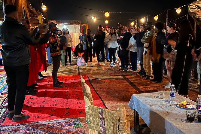 Agafay Desert: Quad Bike, Camel Ride and Dinner Show in Marrakech - Dinner Beneath Nomadic Tents