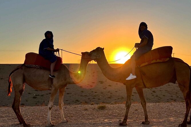 Agafay desert : Quad biking and camels and dinner with show - What the guide service adds