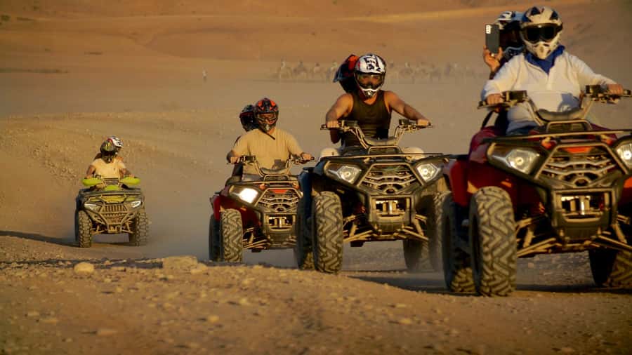 Agafay Desert: Quad Biking, Camel Ride, Lunch - Pickup from Marrakech: simple, but not door to door for everyone