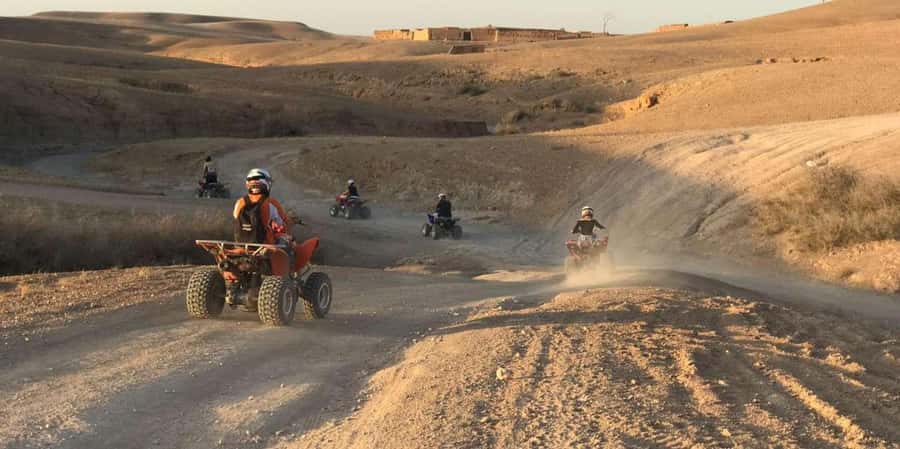 Agafay Desert Quad Biking - From your riad to the Agafay tracks
