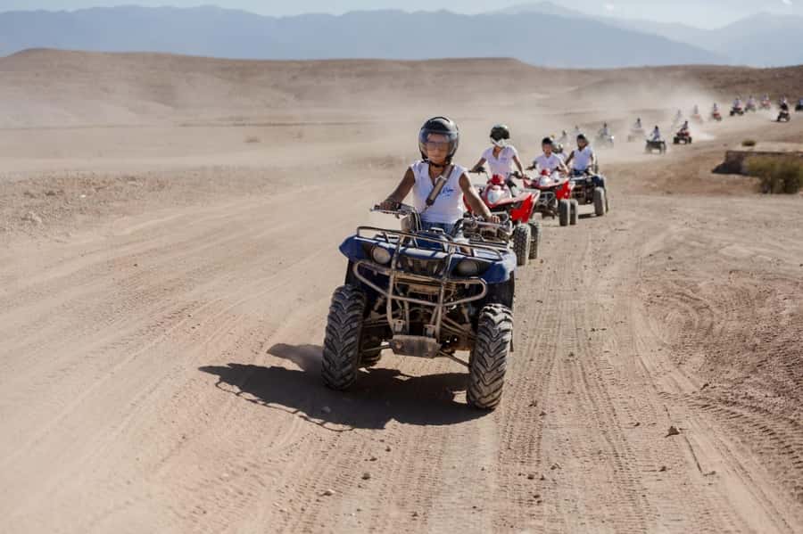 Agafay Desert: Quad, Camel Ride & Luxury Lunch with Pool - Slowing Down on a One-Hour Camel Ride