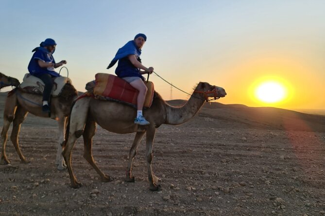 Agafay desert sunset camel ride Tour from Marrakech - Service, communication, and group size
