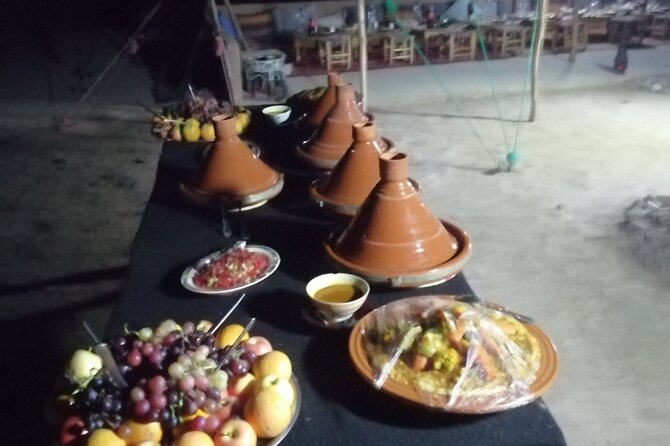 Agafay Desert sunset Dinner & Fire Show - from Marrakech - Music, dancing, and the fire show