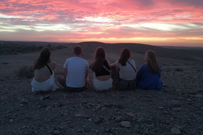 Agafay Desert sunset Dinner & Fire Show - from Marrakech - Transport, timing, and group size