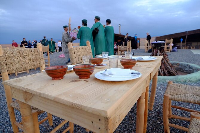 Agafay Marrakech dinner show with quad bike and camel ride - Dinner inside the traditional camp