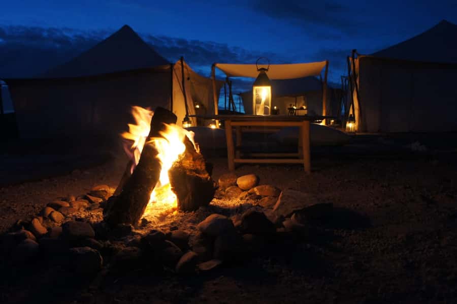 Agafay: Quad, Camel Ride & Dinner Show from Marrakech - A short camel ride at sunset