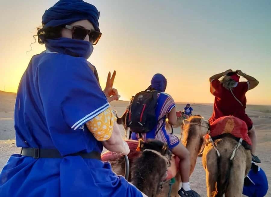 Agafay Tour: Sunset, Dinner, Camel ride, Quad and fire show - Quad biking brings the most action