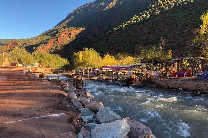 All Inclusive Atlas Mountains & 5 Valleys Day Tour from Marrakech - Ourika Valley: Waterfalls, Green Slopes, and Argan Oil