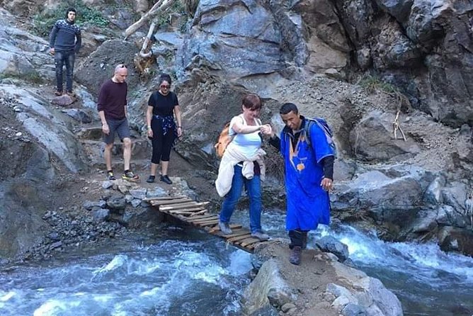Atlas Mountain & Berber Villages and Waterfalls Day Trip from Marrakech - A Moroccan lunch with a mountain view